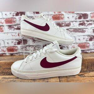 Nike Women's Court Legacy Next Nature White Rosewood Sail, US Size 9.5